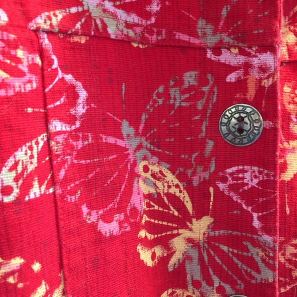 Red Butterfly Jacket L/XL - Picture 3 of 8